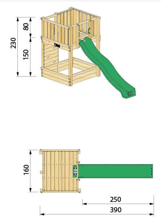Hy-land Project P1 Climbing Frame – Hyland P1
