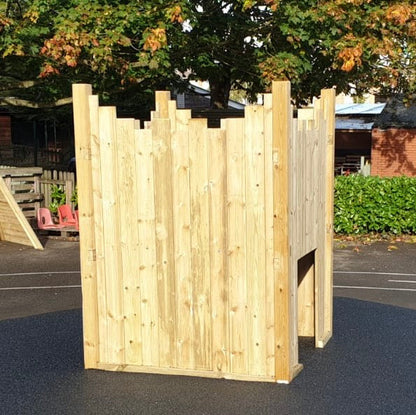 “Active” Toddler/Infant Castle 140x140cm x 90cm platform height, with rock wall