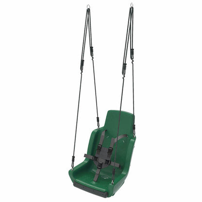 Active Wooden Swing Frame with special needs seat and rubber seat