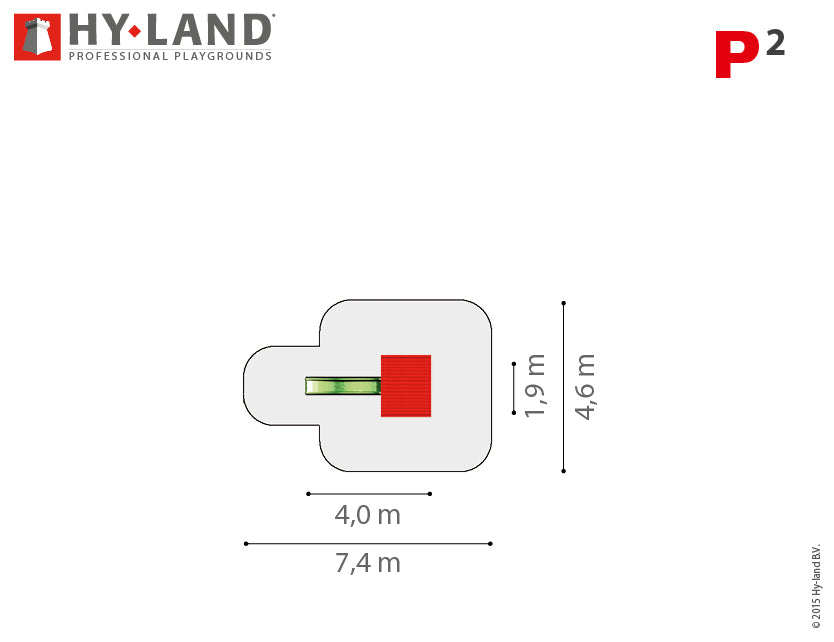 Hy-land Project 2 Climbing Frame, Hyland P2