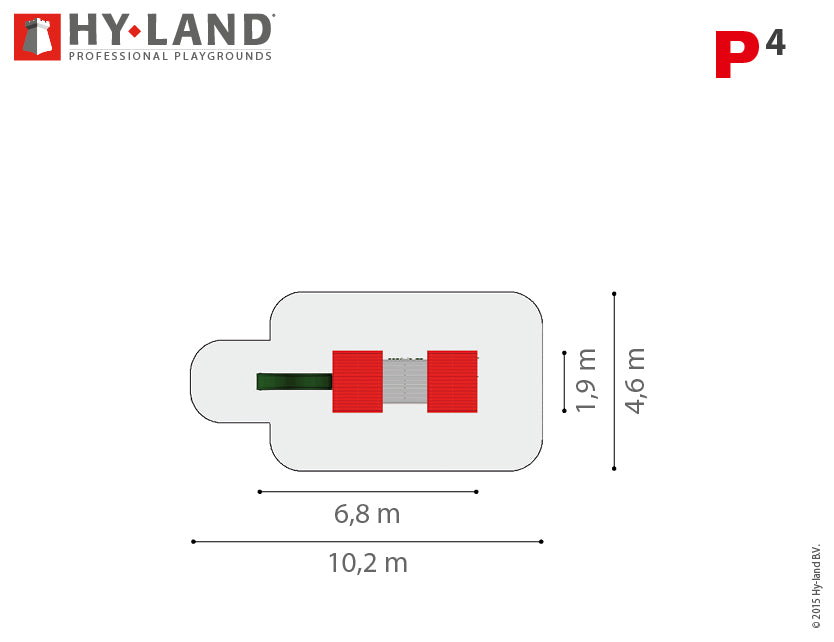 Hy-land Project 4 Climbing frame , Hyland P4