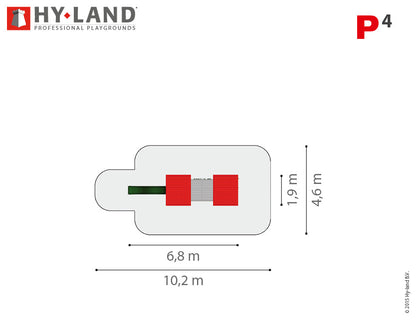 Hy-land Project 4 Climbing frame , Hyland P4