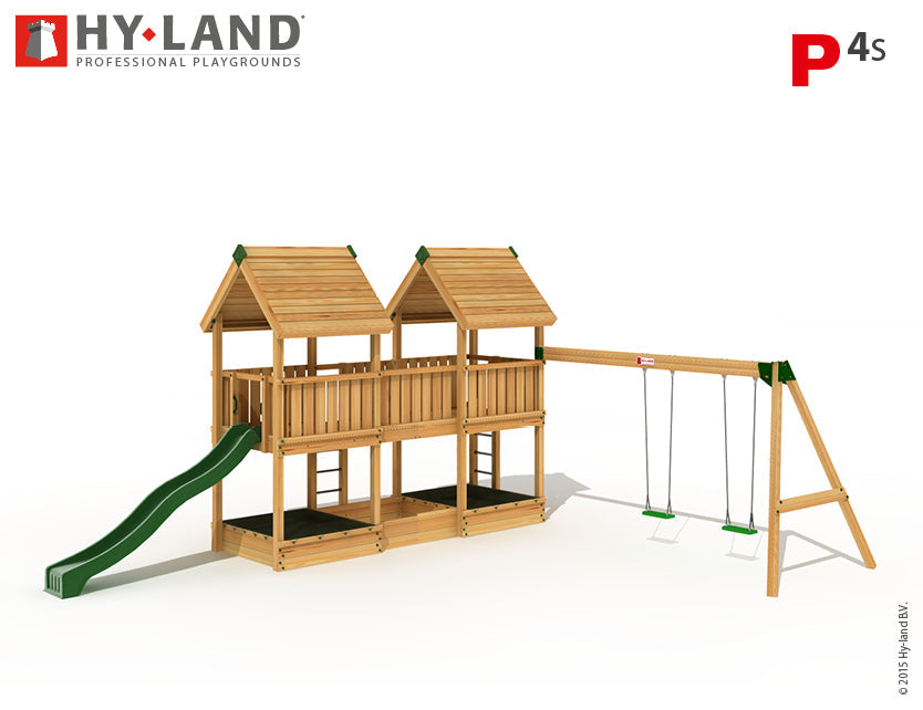 Hy-land Project P4S  Climbing Frame with swing module – Hyland P4S