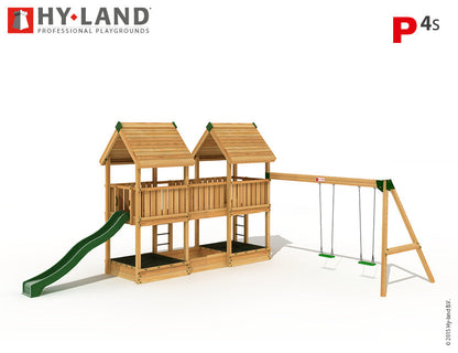 Hy-land Project P4S  Climbing Frame with swing module – Hyland P4S