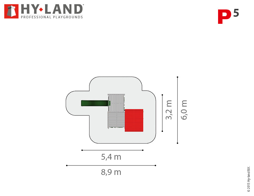 Hy-land Project 5 Climbing Frame , Hyland P5