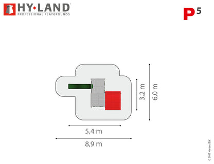 Hy-land Project 5 Climbing Frame , Hyland P5