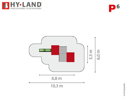 Hy-land Project 6 Climbing Frame , Hyland P6