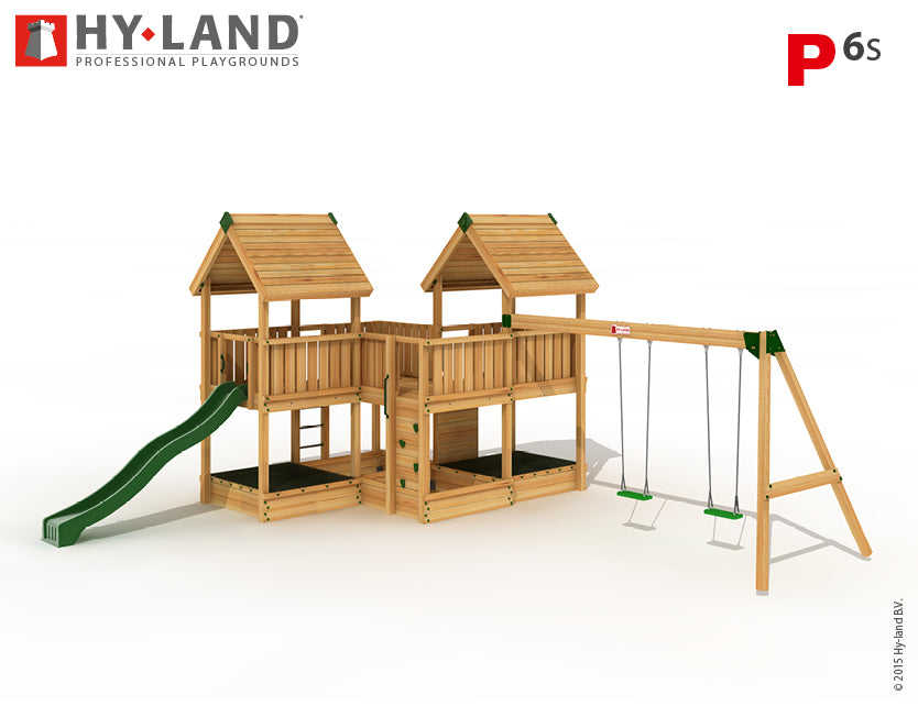 Hy-land Project P6S  Climbing Frame with swing module – HYLAND P6S