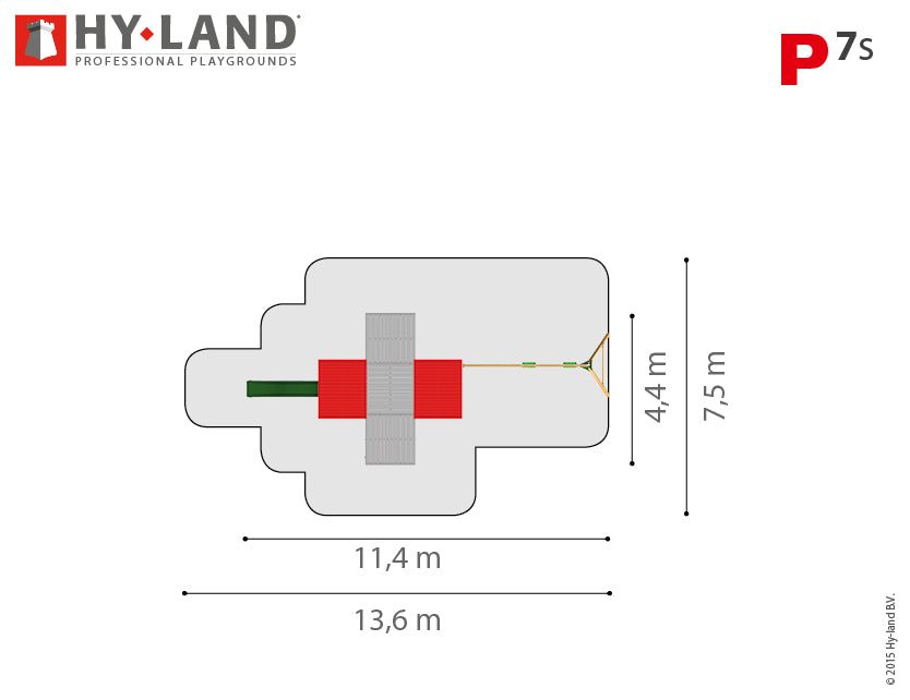 Hy-land Project P7S  Climbing Frame with swing module – Hyland P7S