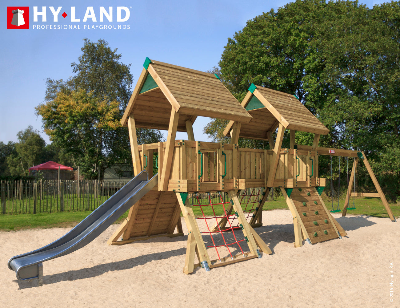 Hy-land Project Q4S  Climbing Frame with swing module – HYLAND Q4S