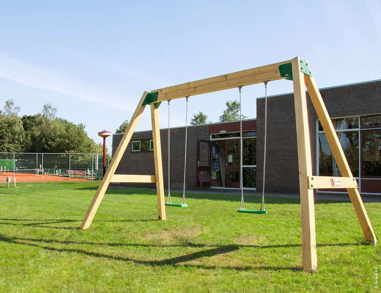 Hy-land Commercial Swing set with seats and anchors