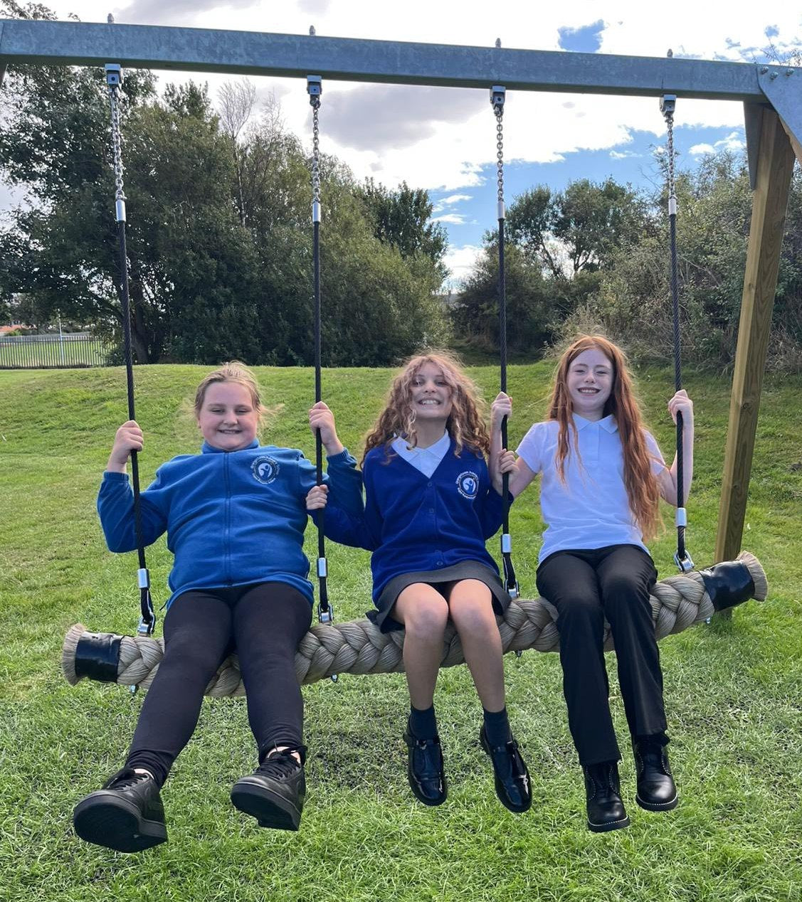 ACTIVE Commercial Swing Frame with snake swing – METAL top pole