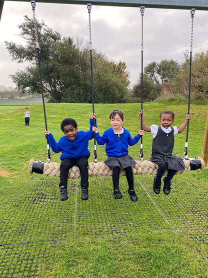 ACTIVE Commercial Swing Frame with snake swing – METAL top pole