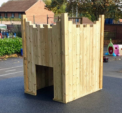 “Active” Toddler/Infant Castle 140x140cm x 90cm platform height, with rock wall