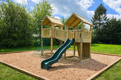 ACTIVE Hereford towers – 1.5 and 1.8m platform height, with slide, 3 accessories AND INSTALLATION