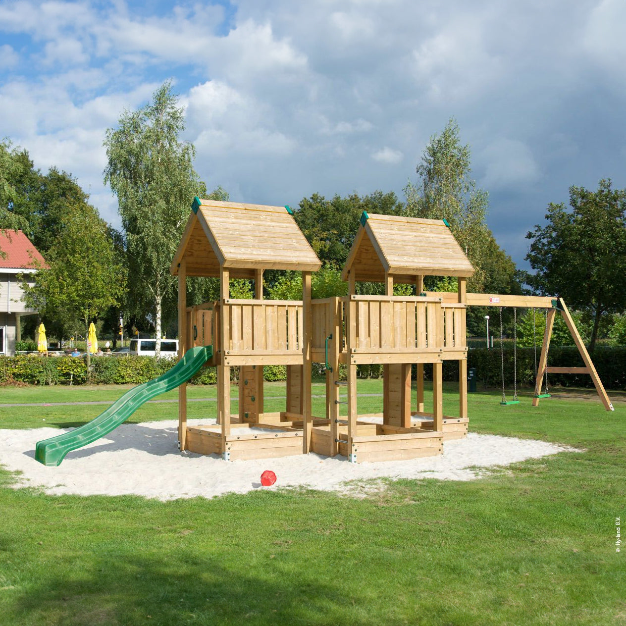 Hy-land Project P7S  Climbing Frame with swing module – Hyland P7S