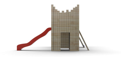 “Active” Double Castle. 125cm platform height – INSTALLED. Ideal for commercial playgrounds