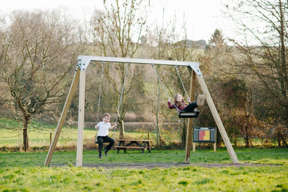 ACTIVE Commercial Swing Frame with 2 seats – METAL top pole