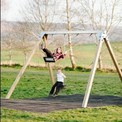 ACTIVE Commercial Swing Frame with 2 seats – METAL top pole
