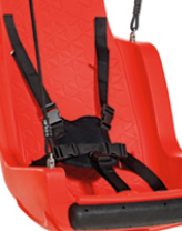 Special Needs / inclusive swing seat with steel chains (Commercial Use – EN1176)