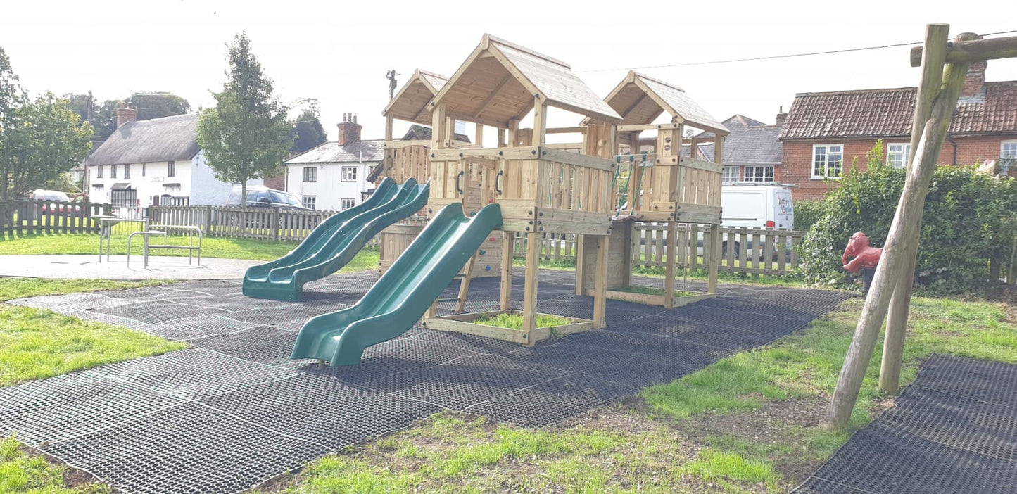 ACTIVE Hampton towers – 3 x 140x140cm platforms- 1.5 and 1.2m platform height, including INSTALLATION