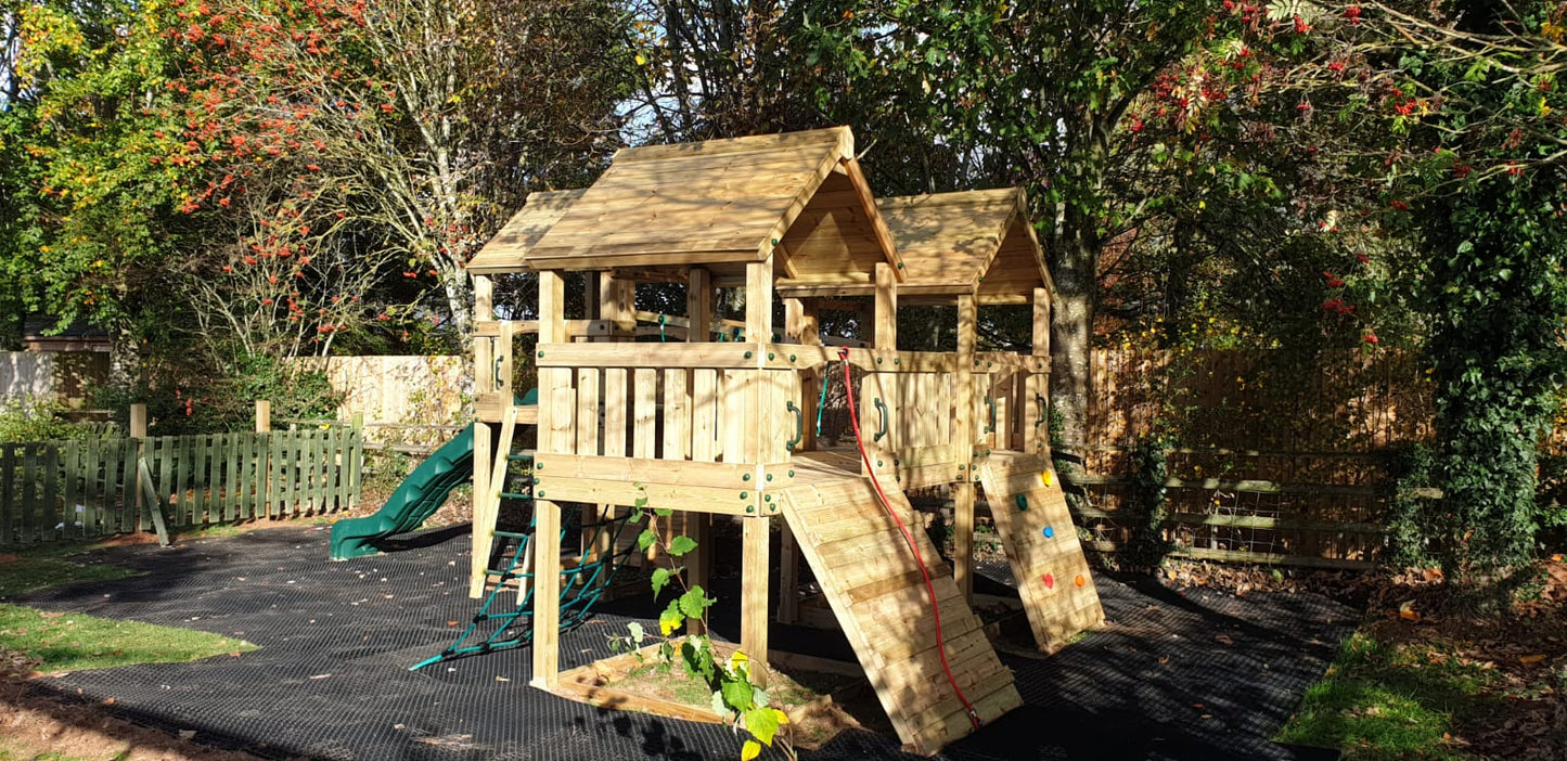 ACTIVE Brimfield towers – 3 x 140x140cm platforms- 1.5 and 1.2m platform height, including INSTALLATION