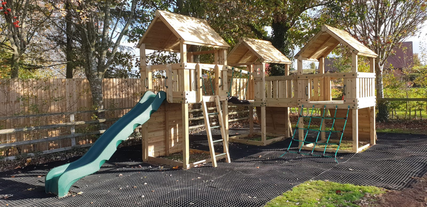 ACTIVE Brimfield towers – 3 x 140x140cm platforms- 1.5 and 1.2m platform height, including INSTALLATION