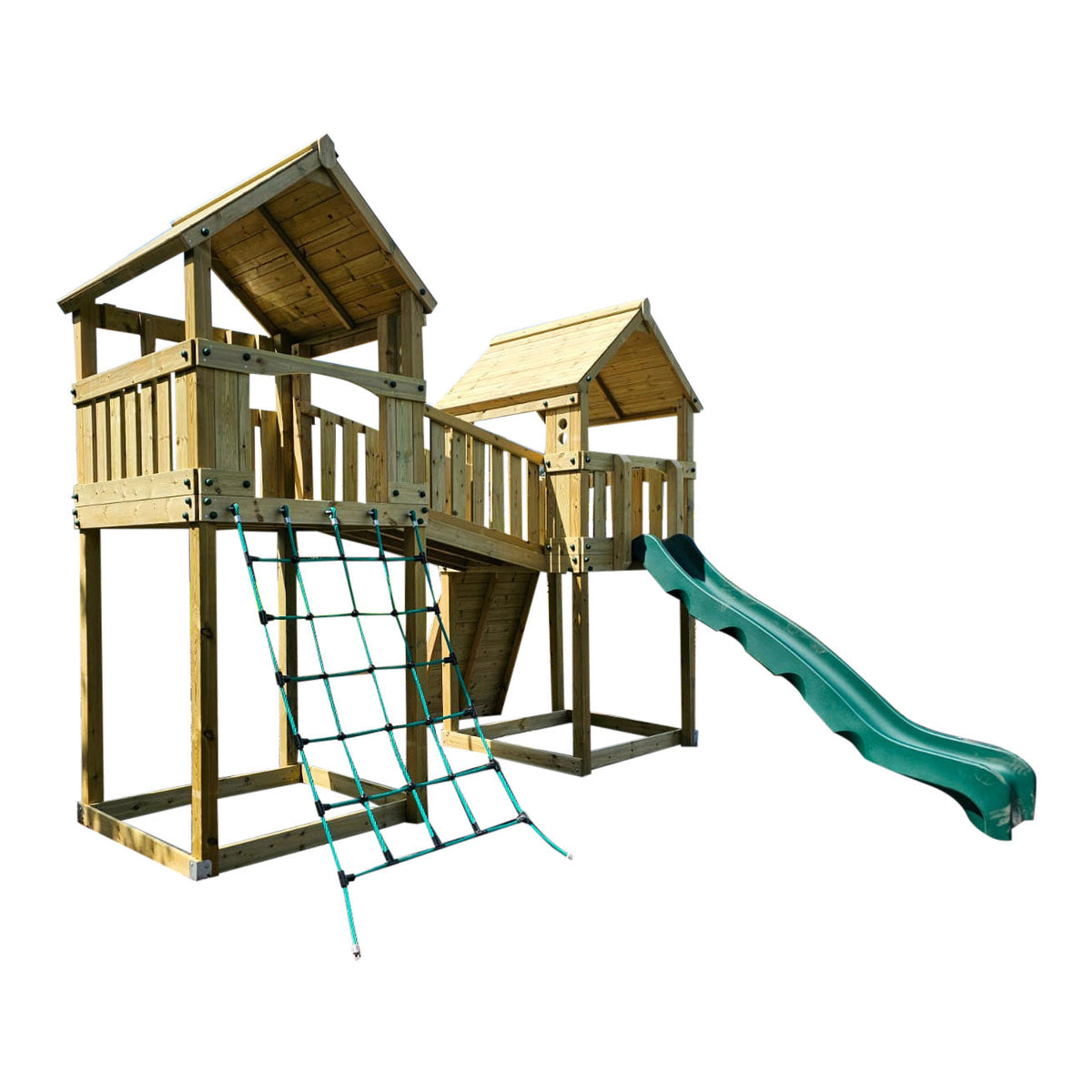 ACTIVE Hereford towers – 1.5 and 1.8m platform height, with slide, 3 accessories AND INSTALLATION