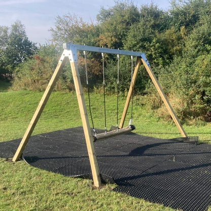 ACTIVE Commercial Swing Frame with snake swing – METAL top pole
