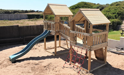 ACTIVE Hopton towers – 1.5 and 1.2m platform height, with slide, 3 accessories AND INSTALLATION