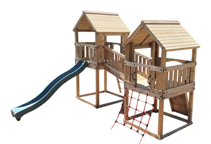 ACTIVE Hopton towers – 1.5 and 1.2m platform height, with slide, 3 accessories AND INSTALLATION