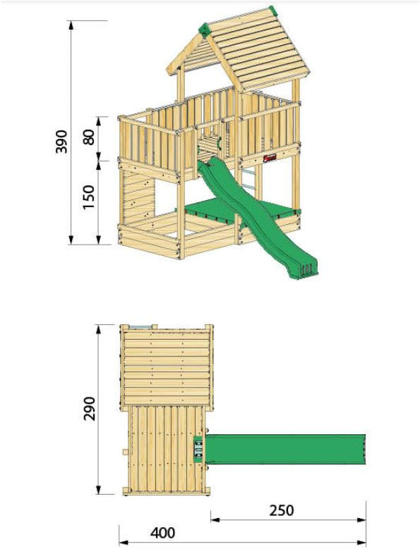 Hy-land Project 3 Climbing Frame, Hyland P3
