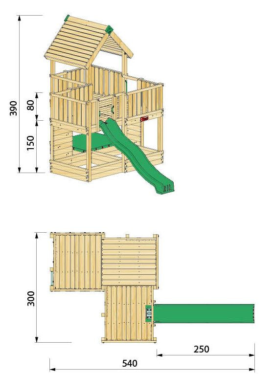 Hy-land Project 5 Climbing Frame , Hyland P5