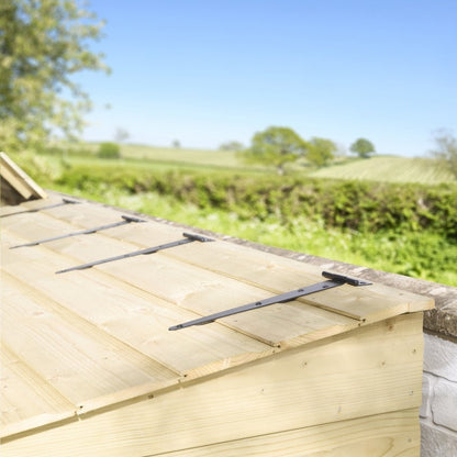 Premier Shiplap Quadruple Bin Store