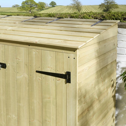 Premier Shiplap Quadruple Bin Store
