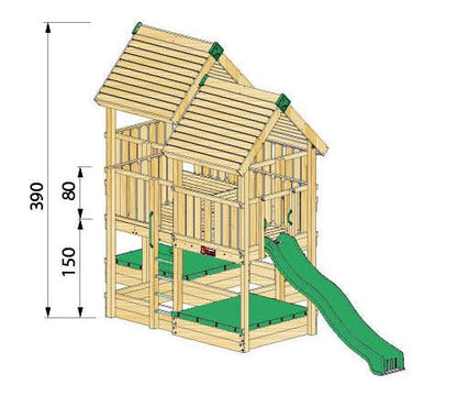 Hy-land Project 6 Climbing Frame , Hyland P6