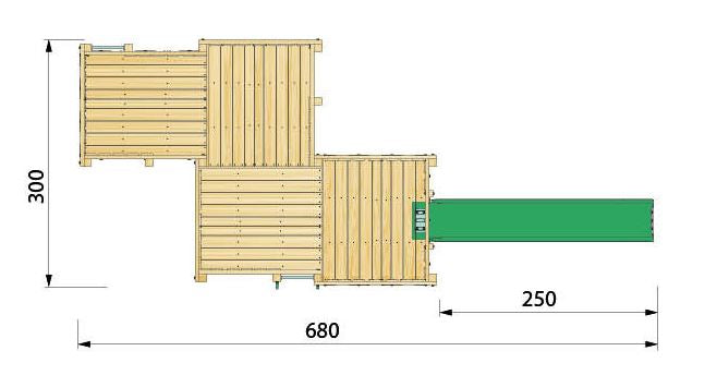 Hy-land Project 6 Climbing Frame , Hyland P6