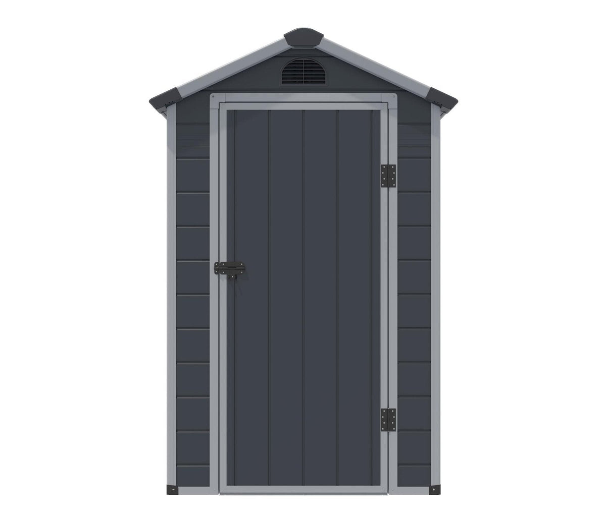 Rowlinson Airevale 4 x 6 ft Dark Grey Plastic Apex Shed