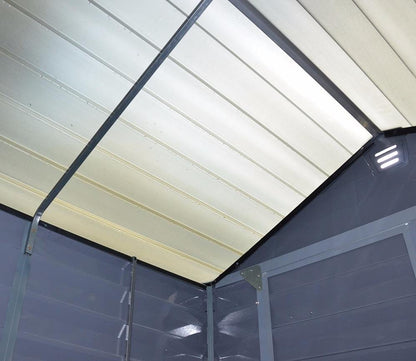 Palram Canopia 6 x 8 ft Skylight Anthracite Polycarbonate Shed