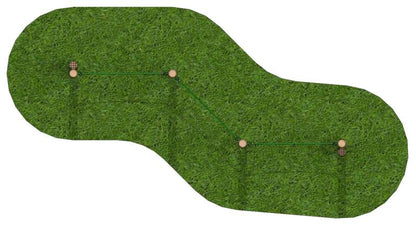 Slalom Rope Walk – Radiata pine