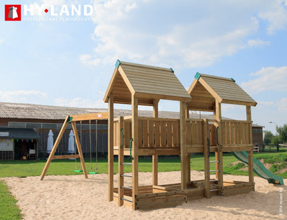 Hy-land Project P4S  Climbing Frame with swing module – Hyland P4S